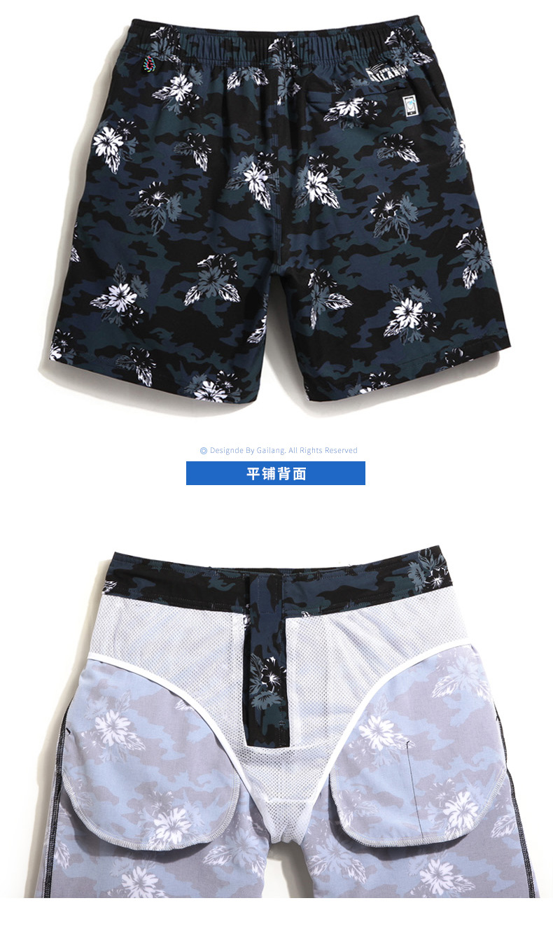 Căng quần không thấm nước quần dài nam rộng kích thước nhanh khô nhanh quần short du lịch quần áo đi biển bên bờ quần quần thủy triều - Quần bãi biển 	quần đi biển bé trai