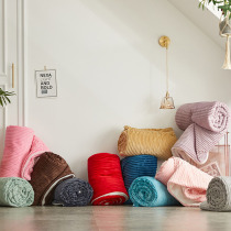 Multifunctional magic velvet quilt cover blanket color drawing strip thick flannel plush double-sided velvet warm quilt cover special