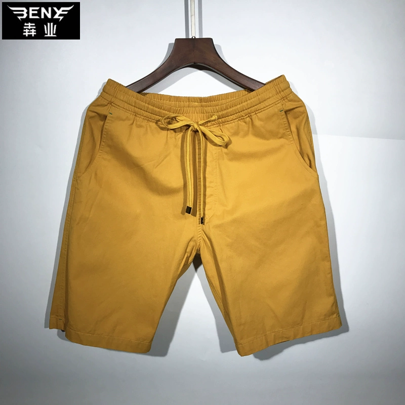 Benye Mùa hè Nam giới Quần short Pyjama Quần 5 điểm Quần thể thao Quần ở nhà Cotton tinh khiết Đơn giản Quần ở nhà TB049 - Quần tây