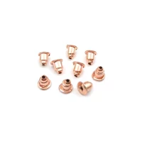 Золотая пуля, 100 шт, розовое золото, 5mm