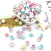 10 мм белый фон красочный смайливый лицо 100