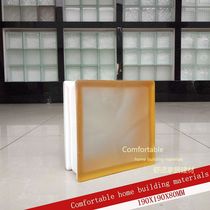 Orange Frosted Side Color Colorful Sevee Glass Brick Toilet Partition Wall Manufacturer Direct High Quality Dispensers Recommendation