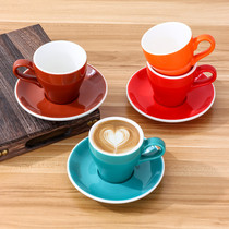 Professional Competition Lafancy Cup Flower Style Take Iron Cup Ceramic Coffee Cup Tulip Type Broadmouth Cup 180ml