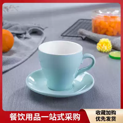 Color glaze ceramic flower special coffee cup Tulip American latte coffee cup large medium and small high body coffee cup