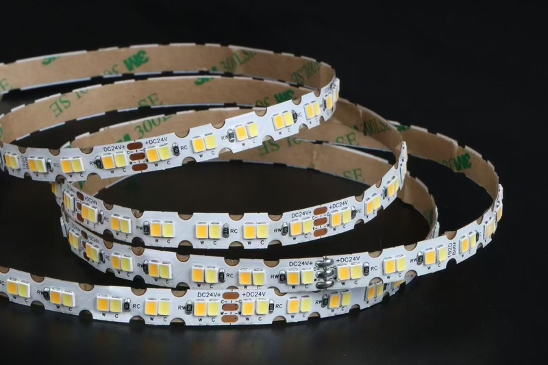 Sawtooth Type Single Color Dual Color S-Type 120 Light Strip Suitable for Circle Lights, Bendable Profile 24V
