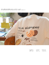 (Spot) loyal dog Small eight pear-shaped homemade-hand-painted summer baking shop short sleeve Joker T-shirt sweet beauty