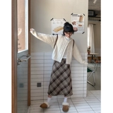 Осенняя ретро юбка, подходит для подростков, по фигуре