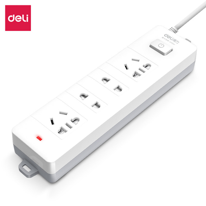 Powerful 18251 drag line board wiring board 4 socket household power plug board porous plug board socket row 2 meters