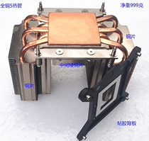 NVIDIA pure copper 115X 1151 1200 CPU radiator 5 heat pipe double tower fanless passive heat sink