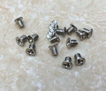  3 5 hard disk rack screws Chassis graphics card power supply fixed anti-rust nickel plating 6#-32*6 countersunk head 16 pieces 1