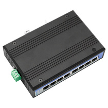 Yutai 8-port full Gigabit all-electrical port Ethernet switch Industrial-grade rail type UT-60-D8GT wide voltage