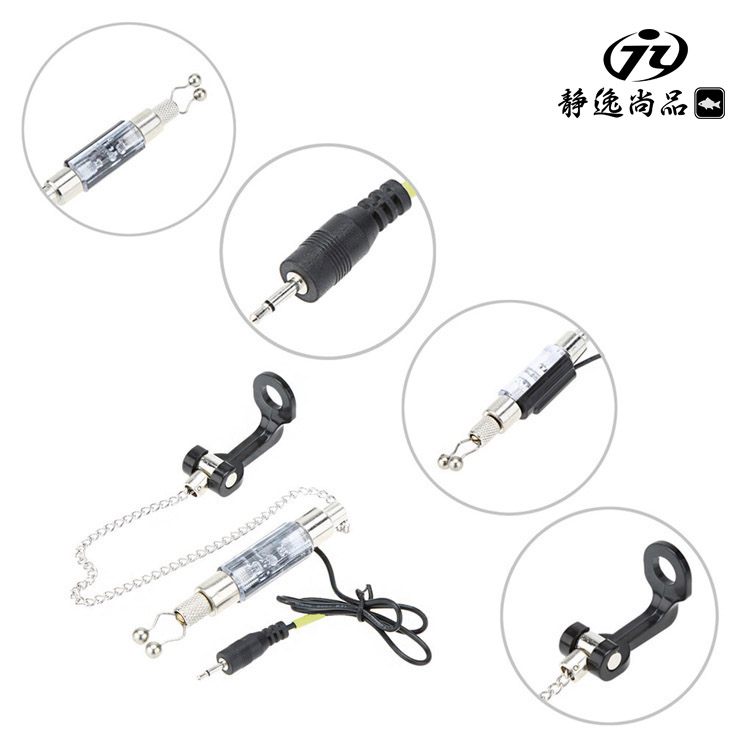 Quiet JY-SW-1 flash stainless steel swinger tensioner European style library fishing alarm hot sale assembly