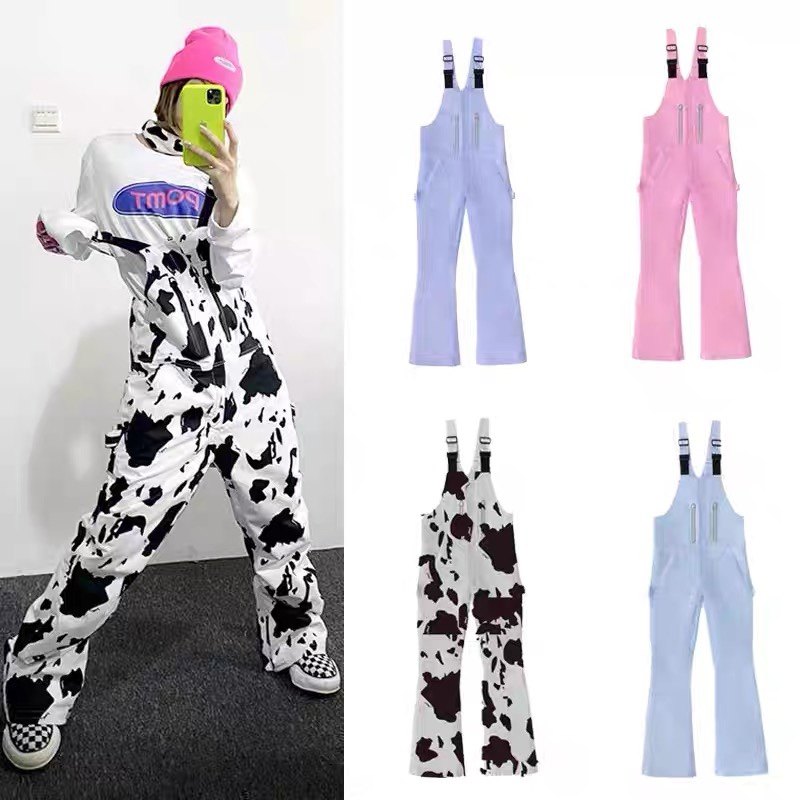 2122 new pomt ski pants swarm with baby bag pants magnetic suction plus suede waterproof windproof specialties