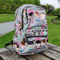 Vivisecret Primary School Bookbag Female Pressure Double Shoulder Backpack Adult Short Water