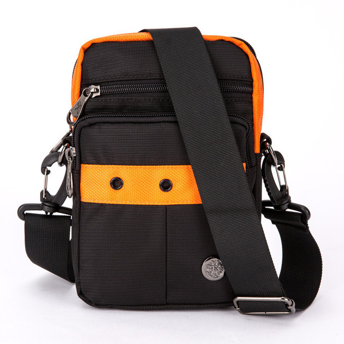 Birthday gift men's multifunctional men's messenger bag large screen 7 inch screen mobile phone bag outdoor mountaineering waist bag anti-splashing water