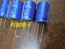 Disassembly Japan INA ELNA 35V4200UF fever audio electrolytic capacitor 18X25