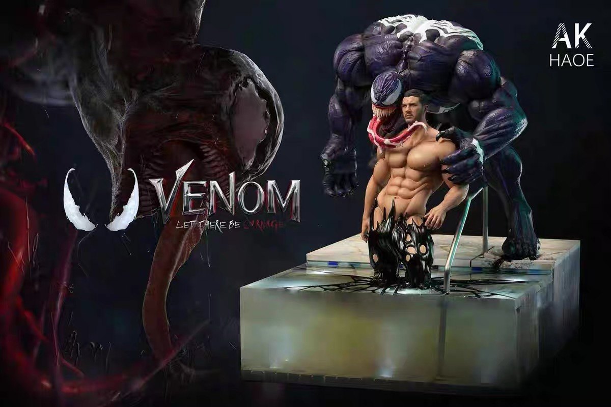 AK HAOE Studio Venom Tom Hardy Statue Resin Figure Model