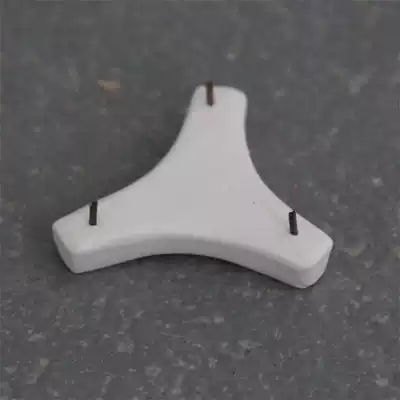 Auxiliary materials-triangular nails full glaze branch burning non-scarring nails fire-resistant pads kiln ceramic pottery consumables AIDS