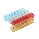 Семьдневное мини -пластиковое хранение одна неделя маленьких таблеток