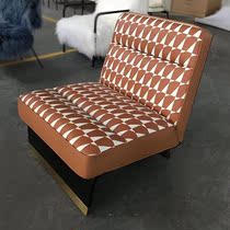 Italian single leisure sofa chair designer BAXTER exhibition hall Model Room reception negotiation creative single chair