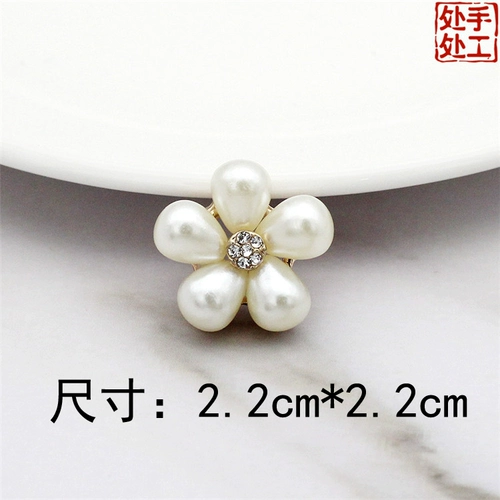 Металлическая заколка для волос ручной работы с бантиком из жемчуга, аксессуар для волос, DIY