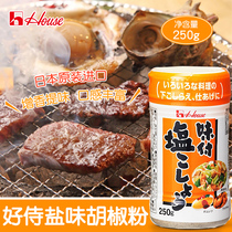 Good Waiter Salt to taste Pepper Powder 250g Japanese Original Imported Pepper Seasoned Powder Pretzels Salt Barbecue Seasoning