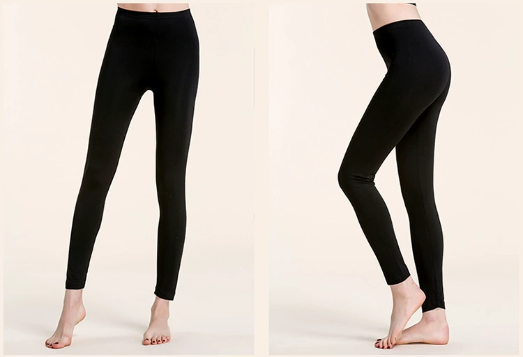 Tăng kích thước lớn và kéo dài quần cotton cao co giãn mùa xuân và quần legging chân dài MM tăng cộng với phân bón để giữ ấm quần nhung nữ ấm áp 