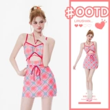 Купальник, комплект для школьников и студентов, изысканный стиль