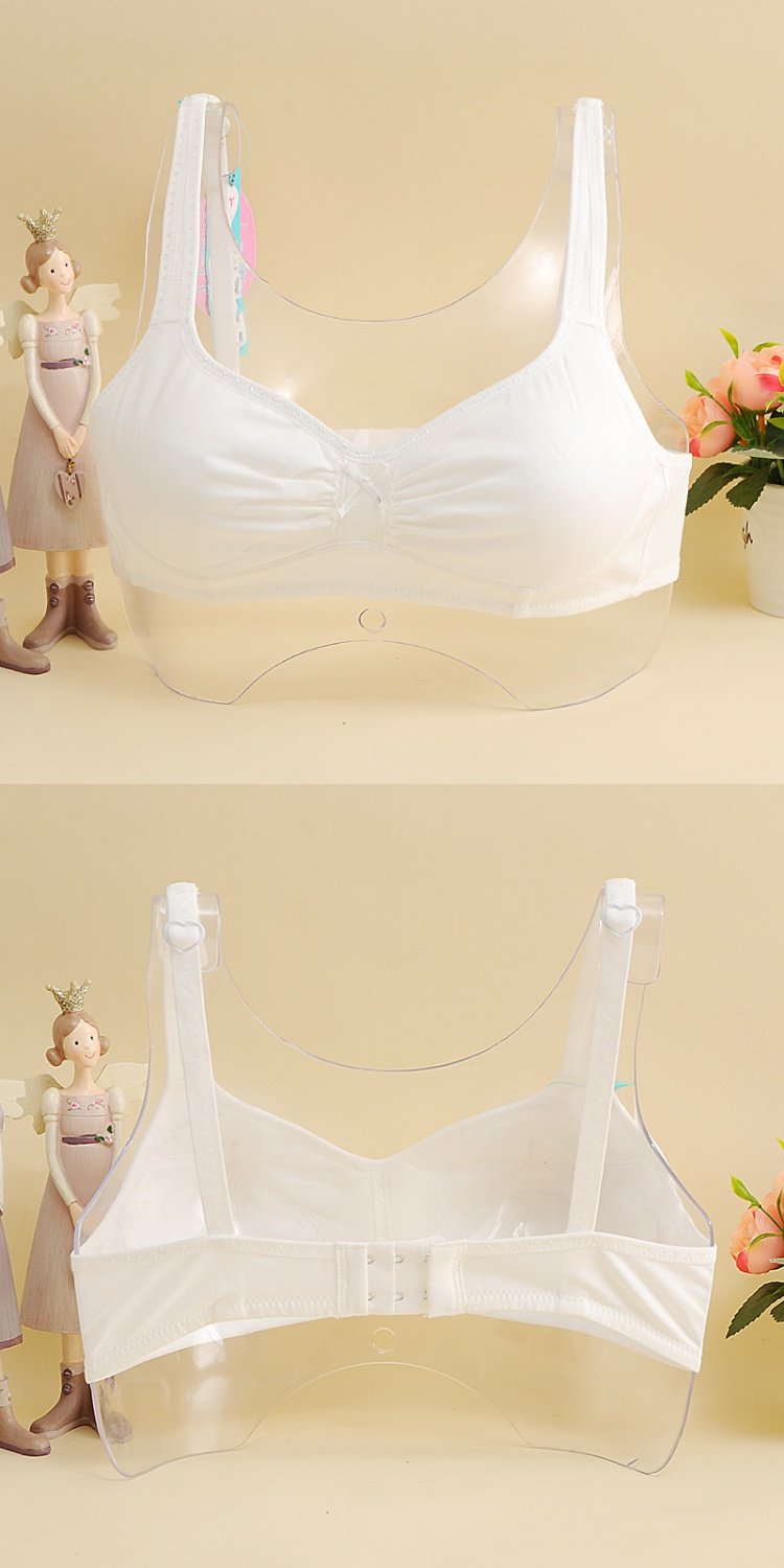 Hàng trăm sản phẩm mới, cô gái, thời kỳ phát triển, đồ lót, cotton, không vòng thép, không bọt biển, học sinh trung học, áo ngực, khóa - Strapless Bras áo ngực đẹp