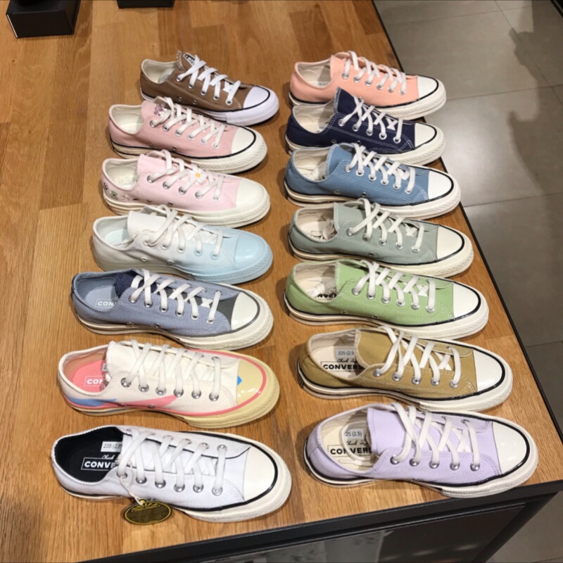 Converse 1970S Classic Solid Color Versatile Comfortable Low-Top Casual Canvas Shoes for Men and Women 164949C