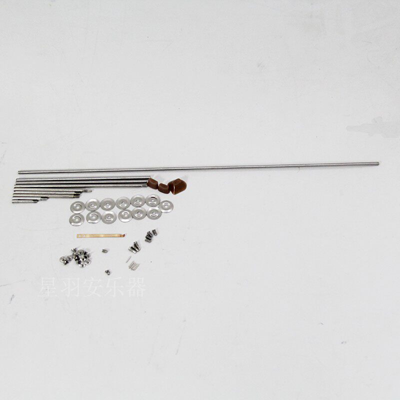 Flute repair parts Flute screws Steel sheet spring rubber brick drilling plug pad nail screw