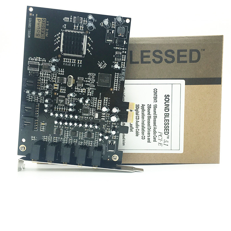 PCI-E Interface Sound Card 5 1 Pure Sheng SN0105 Internet K Song