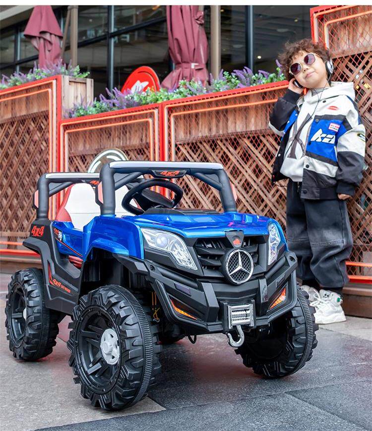 Электромобиль детский 清仓处理超大号儿童电动车越野车遥控小孩玩具车可坐大人宝宝摇摆 OTHER