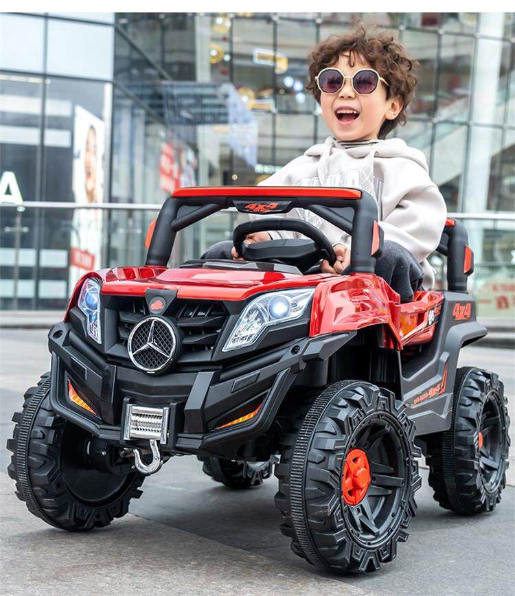 Электромобиль детский 清仓处理超大号儿童电动车越野车遥控小孩玩具车可坐大人宝宝摇摆 OTHER