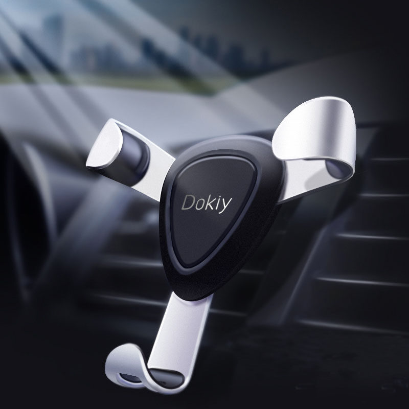 Dokiy iron claw gravity fully automatic vehicular mobile phone holder air outlet buckle type mobile phone universal mobile phone holder