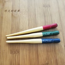 Nostalgic old stock 80-90s universal pen holder dip pen wooden pole