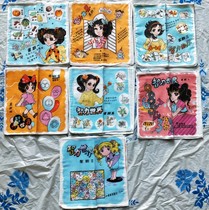 Nostalgic old stock 80-90s flower handkerchief handkerchief hundred flower card week