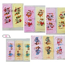 Nostalgia old stock 80 - 90 Shanghai childrens towels face towels and hand towels colored cotton