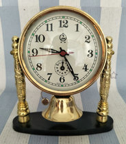 Nostalgic old stock 90s mechanical alarm clock Jiuhu brand bell model prop collection