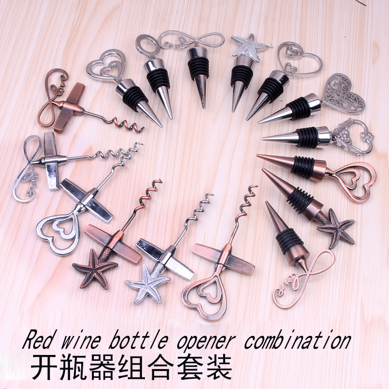 Hợp kim kẽm nổ hợp kim phẳng đầu rượu vang nút chai rượu vang niêm phong tươi bảo quản nút chai rượu vang 1 giá để rượu