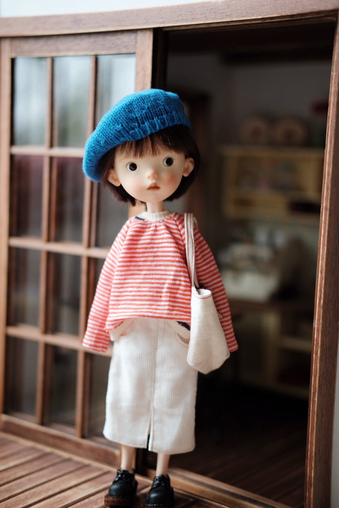 Одежда для кукол BJD landoudou 6分 bjd 针织帽