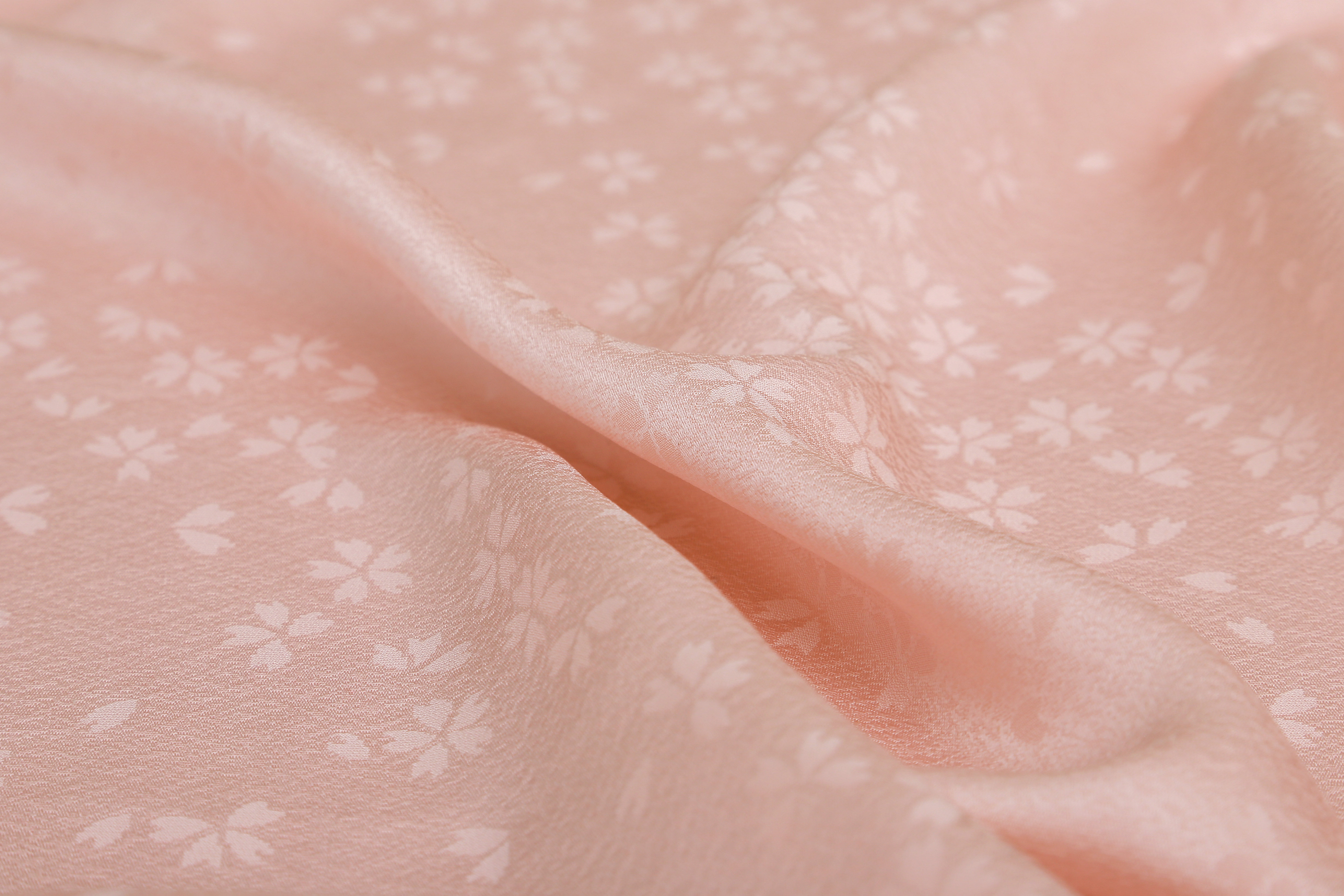 正绢浪漫樱花暗纹提花旗袍连衣裙,🌸新中式布料丝绸面料,让你美成一幅画!👗-丝绸布料-淘宝好物网