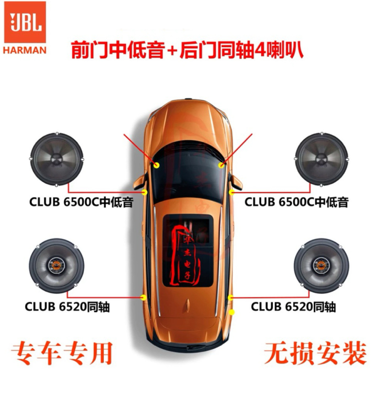 Jbl Harman 6500+6520 Audio System Lossless Modification Jbl Mid-Range and High-Range Speakers for Car-Specific Audio Systems