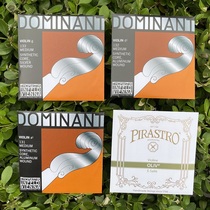 Austrian Thomas Dominant Dominant with Gold E Domini Violin Strings Spiral E