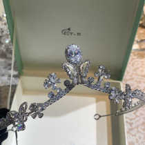 ASL-0268 Nice ETE new spot bride wedding zircon crown jewelry European style butterfly light luxury high-end