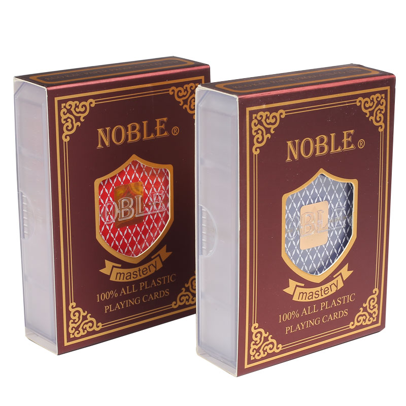 Taiwan original imported Guogao plastic frosted playing card noble T-1806 wide card waterproof and folding