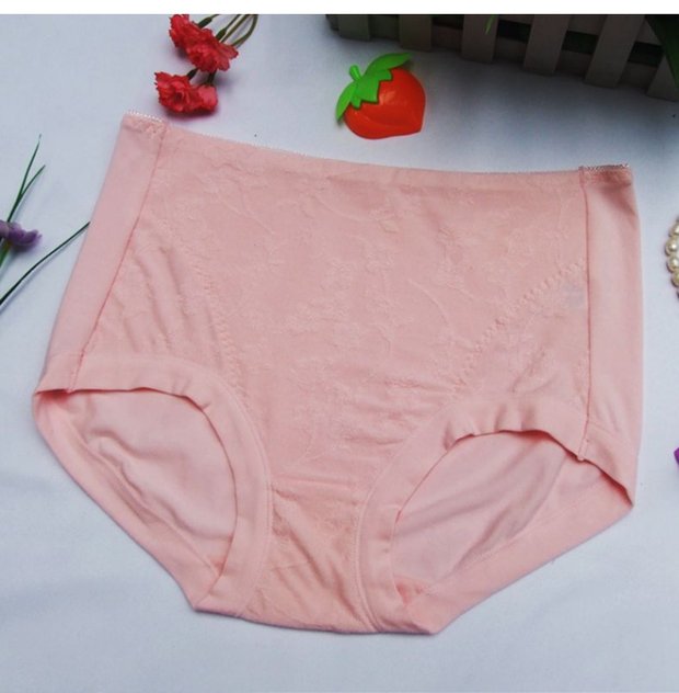 2 quần lót mới của Fu Nilai nữ cao eo modal cotton mềm mại thoáng khí góc phẳng liền mạch bên 2753 quần lót bầu