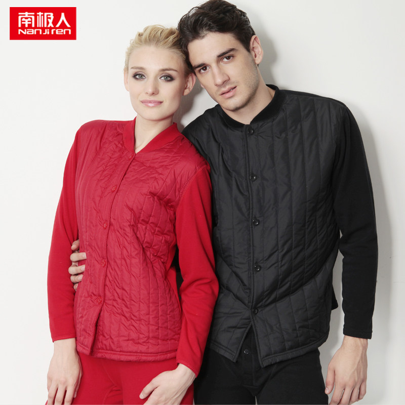 South Pole middle aged pluvet fever clothes men and women suits thickened and velvety cardiff gold A