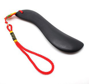 天然砭石刮痧板眼部面部全身通用S形美容刮脸板拨筋穴位按摩工具