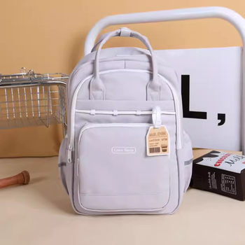 Backpack, Handbag, Tutoring Bag, Large Capacity for Elementary, Middle, and High School, Korean Style, New Trendy and Durable for Moms